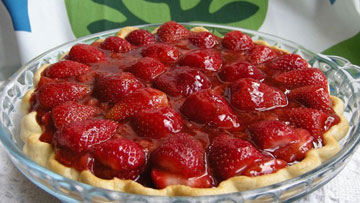 strawberry pie image